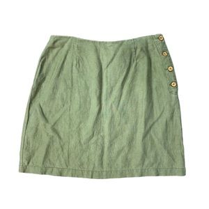 Woman’s GH Bass & Co 100% linen skirt size 8